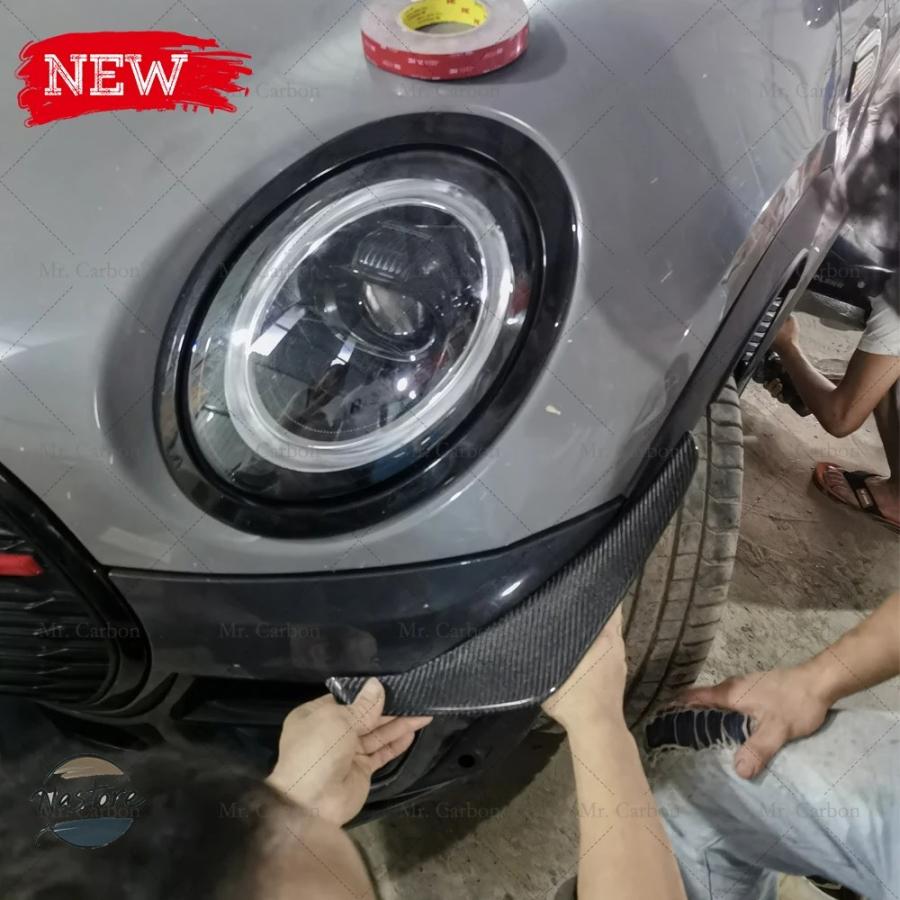 並行輸入品 f54 ミニ カーボン カナード miniクラブマン jcw/s フロント バンパー トリム カスタムパーツ 部品 アクセサリーの画像