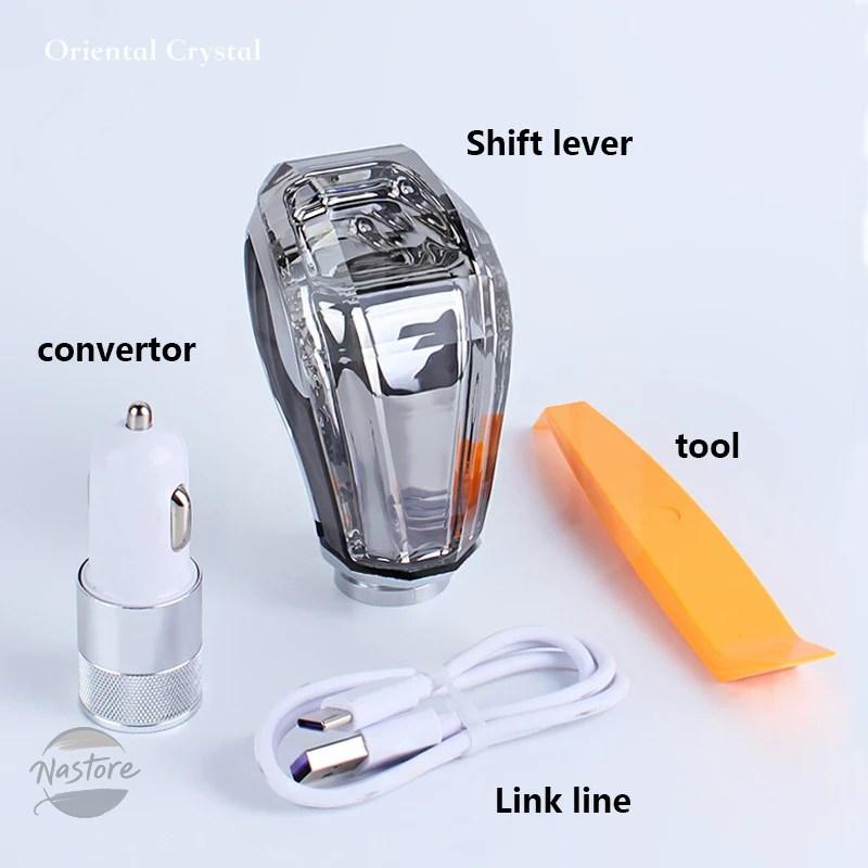 並行輸入品 フォード 適合 led Ford クリスタル シフト ノブ 