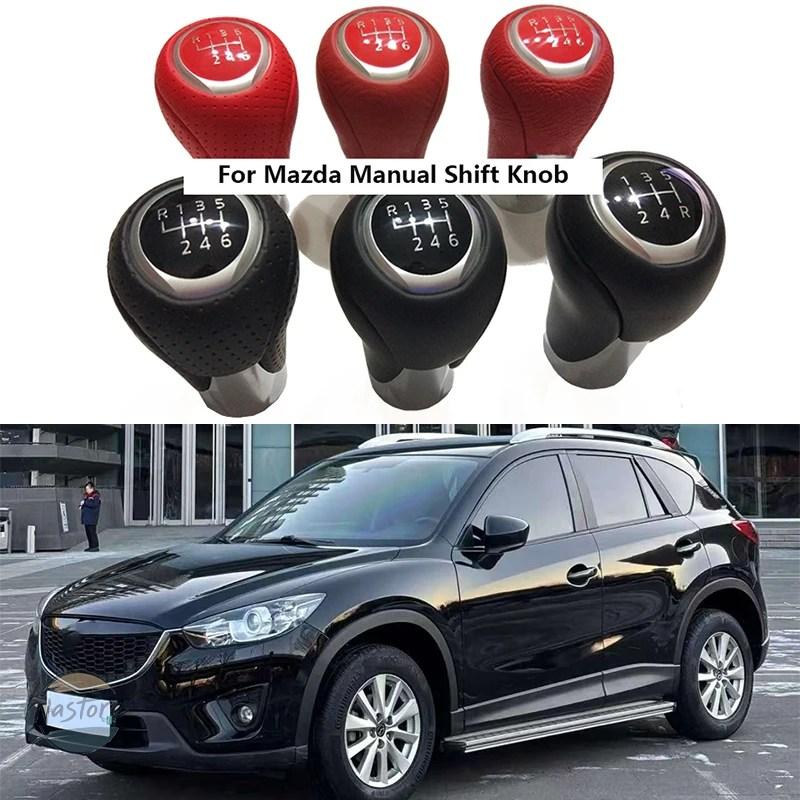 並行輸入品 マツダ mx5 レザー素材 5速 6速 マニュアル シフト ノブ 6