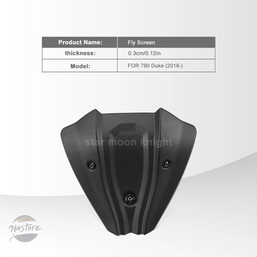 並行輸入品 ミニ バイク スクリーン アクセサリー カスタムパーツ デューク 790 2018 2023 2024 2025 カスタムパーツ 部品 アクセサリー_8
