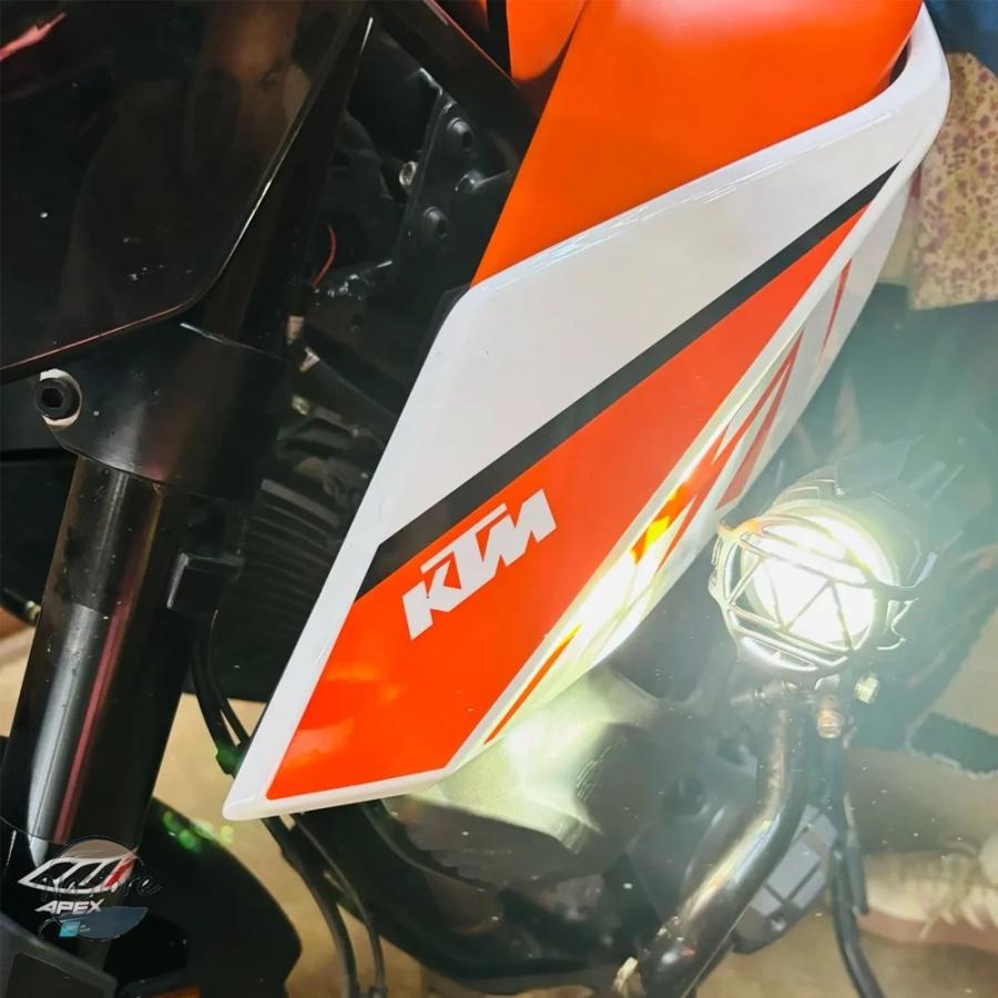 並行輸入品 e24 KTM バイク フォグランプ led 補助灯 1390 1290