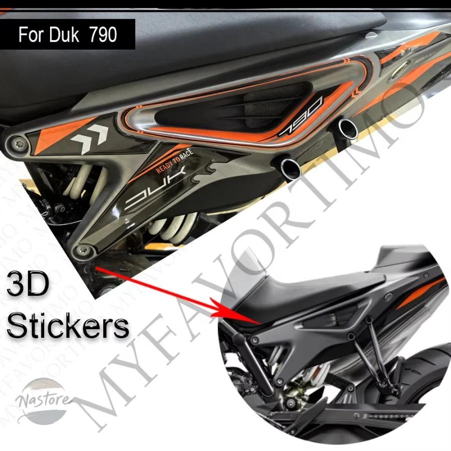 並行輸入品 バイク リップ フェンダー グリップ 790 duk 2021 2024