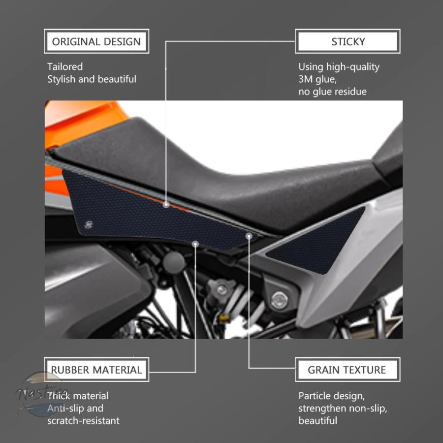並行輸入品 KTM リップ グリップ 2025 790 adv 890 adventure r rally 2023 2024 サイド燃料タンク カスタムパーツ 部品 アクセサリーの画像