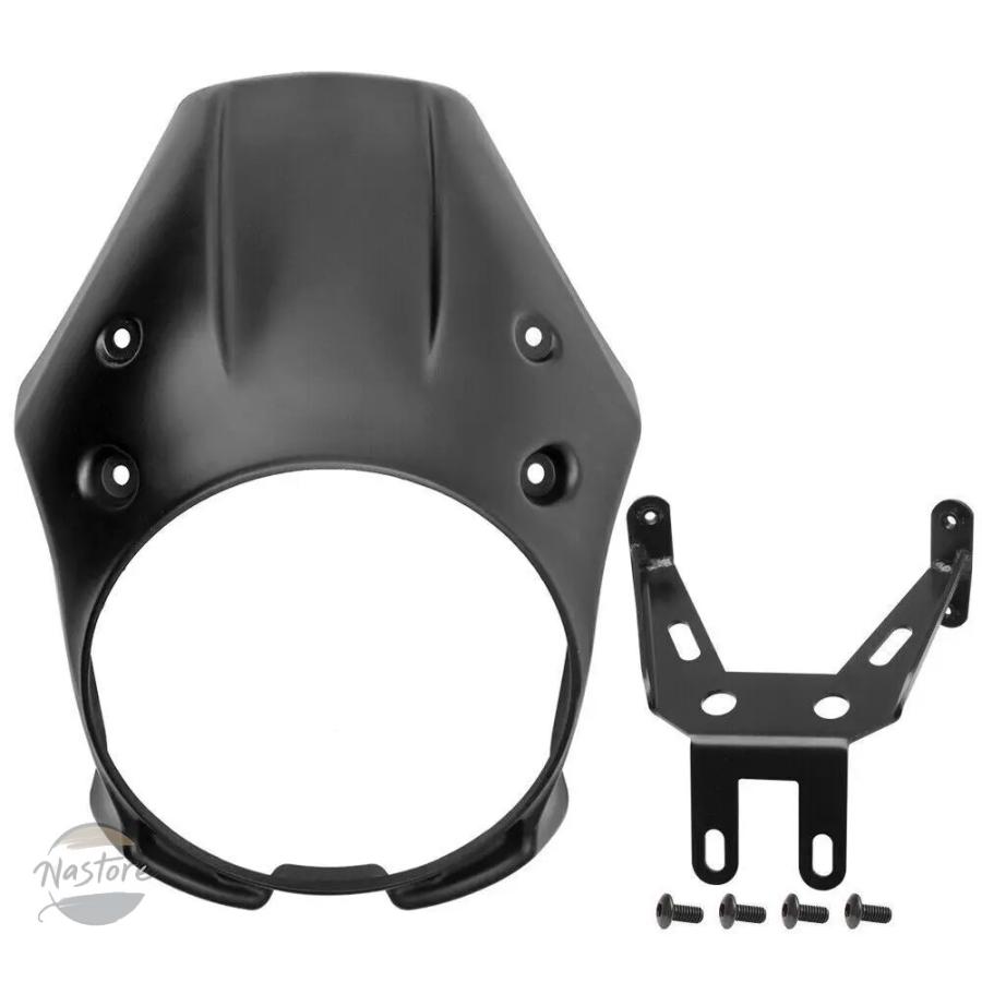 並行輸入品 ホンダ cmx300 バイク カバー ヘッドライト マットブラック フロント カスタムパーツ 部品 アクセサリーの画像