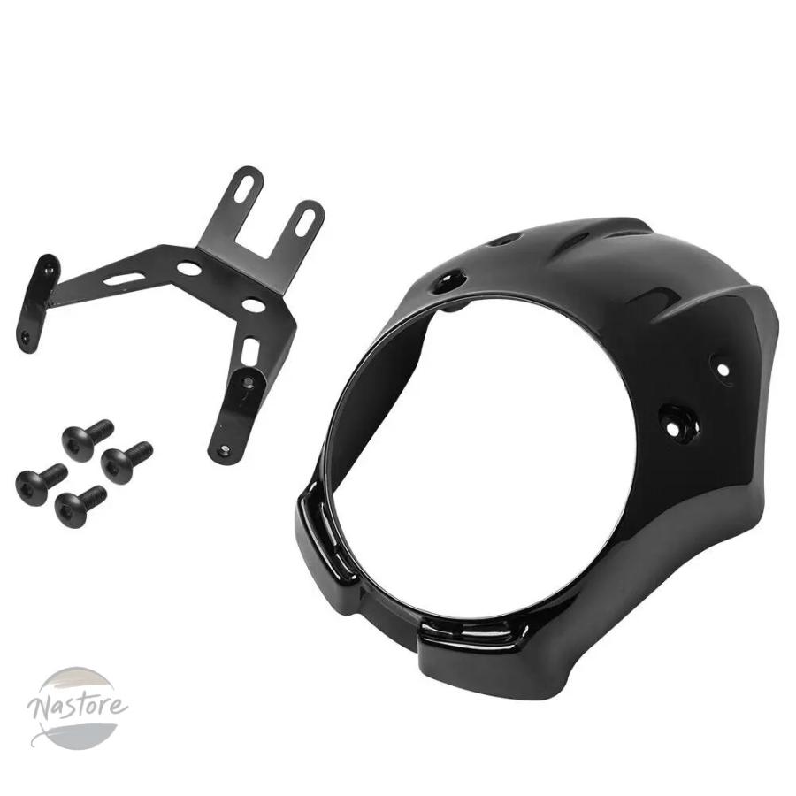 並行輸入品 ホンダ cmx300 バイク カバー ヘッドライト rebel cmx500 2017 2021 グロスブラック カスタムパーツ 部品 アクセサリーの画像