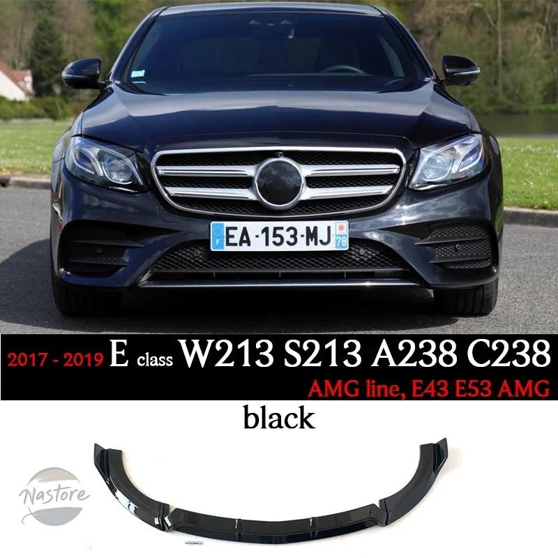 並行輸入品 w213 スポイラー リップ メルセデス e クラス s213 a238 c238 amgライン 2017 2022 e200 カスタムパーツ 部品 アクセサリー_8