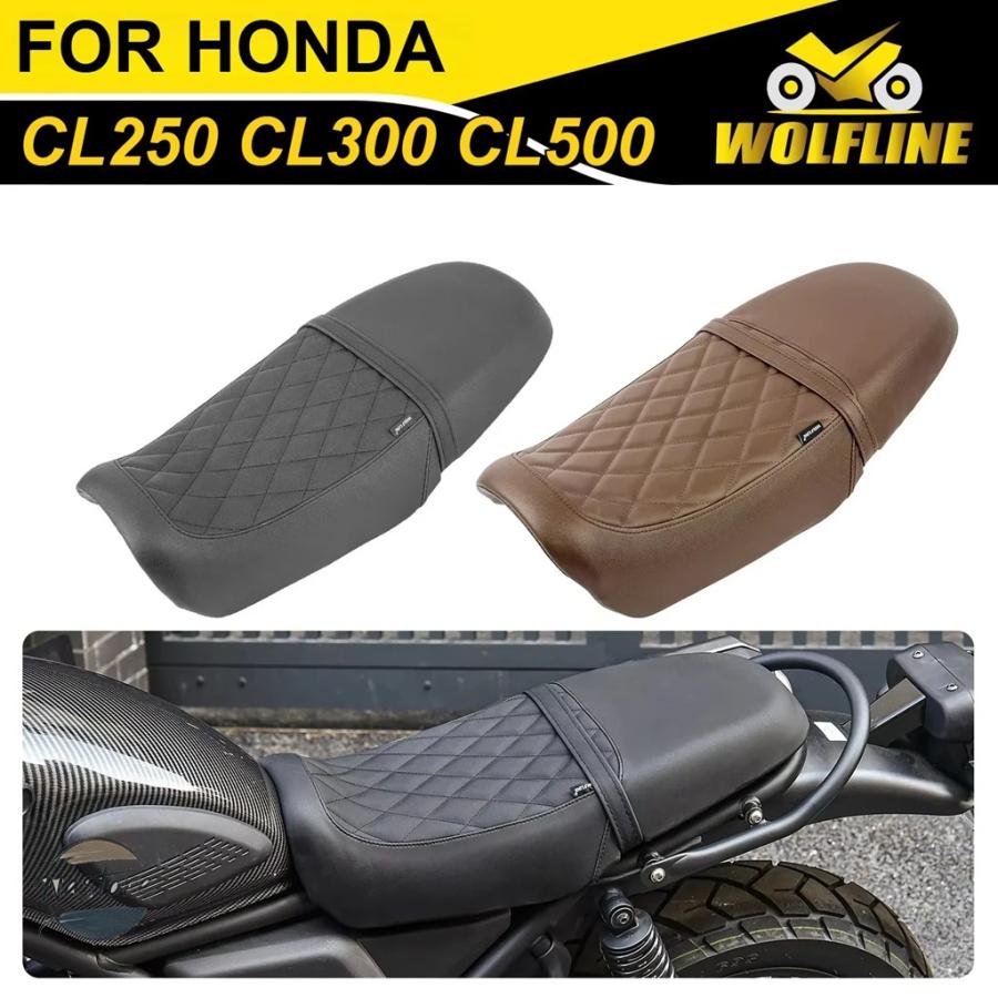 並行輸入品 ホンダ cl250 wolfline 2アップシート パッド ライダー