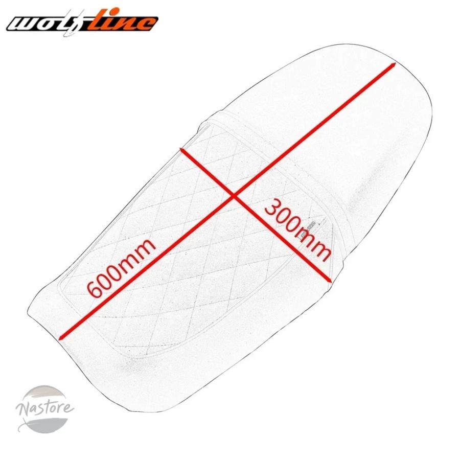 並行輸入品 ホンダ cl250 wolfline 2アップシート パッド ライダー