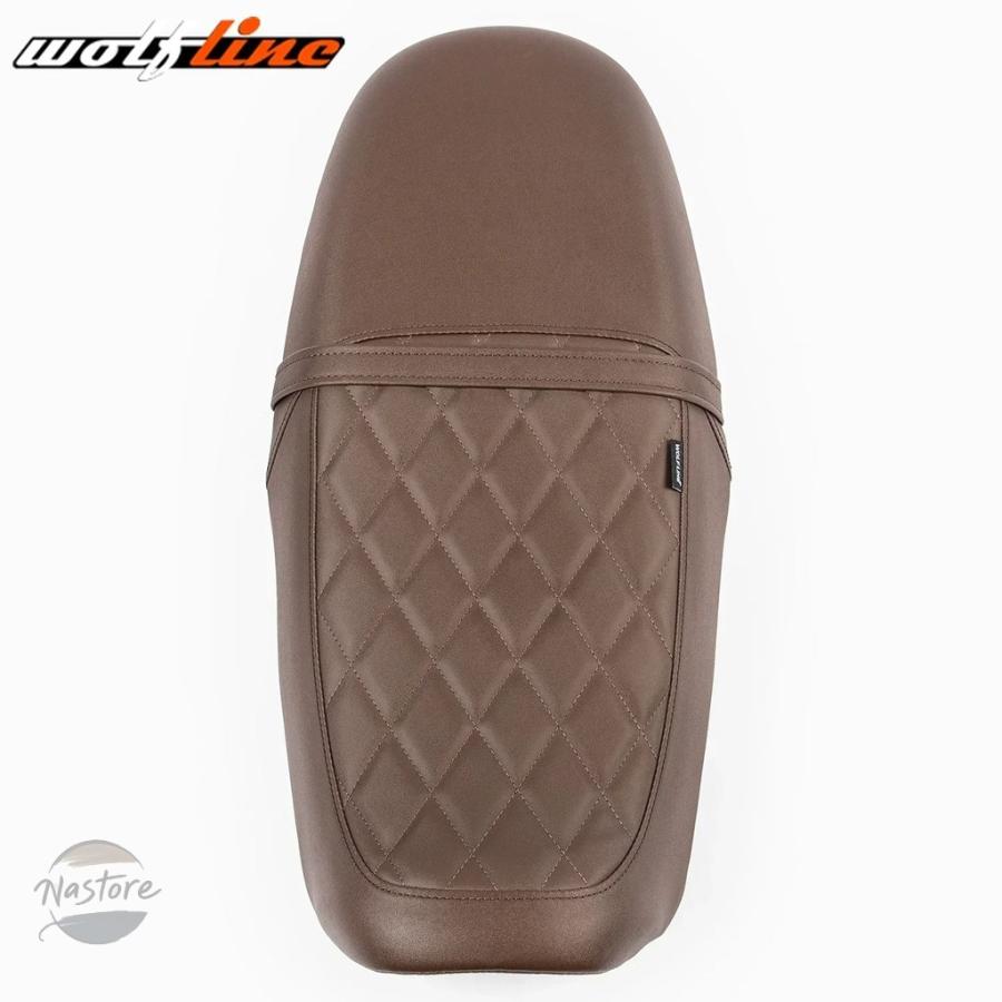 並行輸入品 ホンダ cl250 wolfline 2アップシート パッド ライダー 
