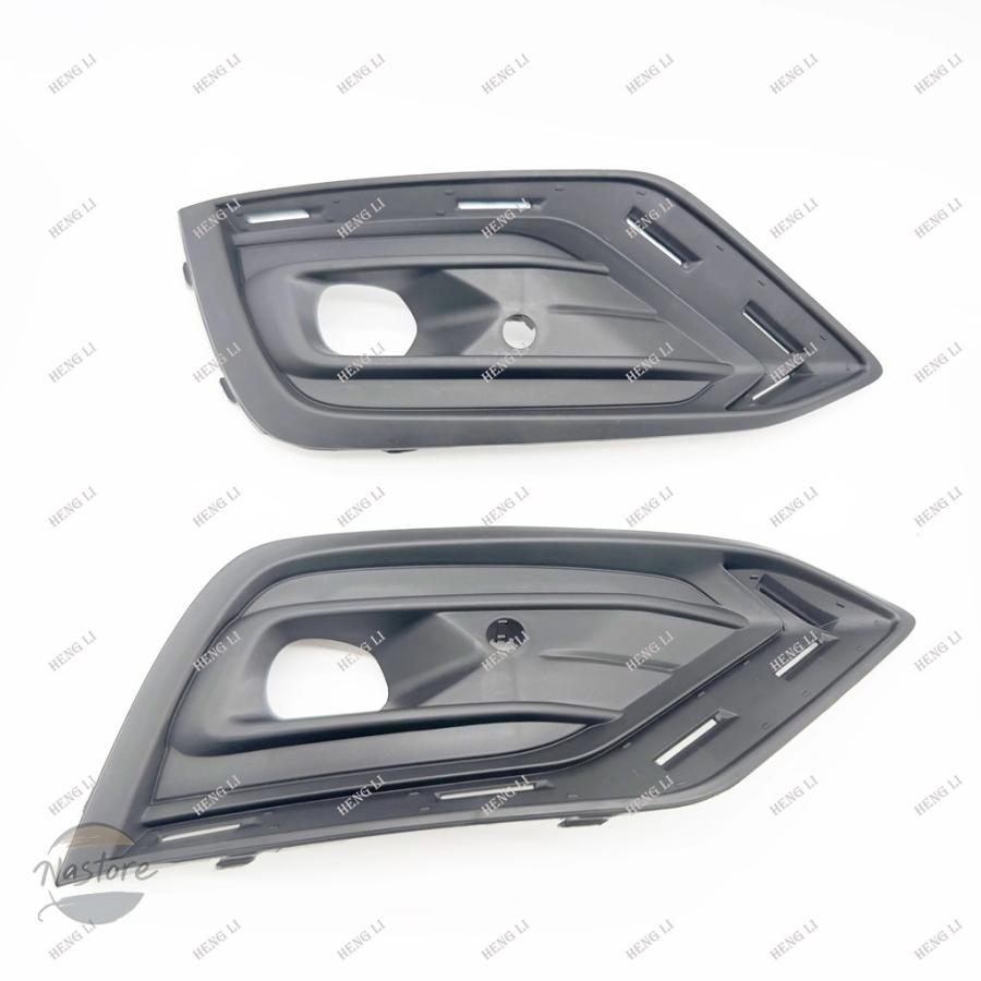 並行輸入品 ボルボ S60 V60 フロントバンパーフォグライトグリルフォグストリップカバー装飾クローム 電気メッキ/ブラック ...