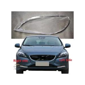 ボルボV40ヘッドライトレンズカバー 左右セット 並行輸入品 v40 ボルボ カバー ヘッドライト 2013 16 レンズ フロント