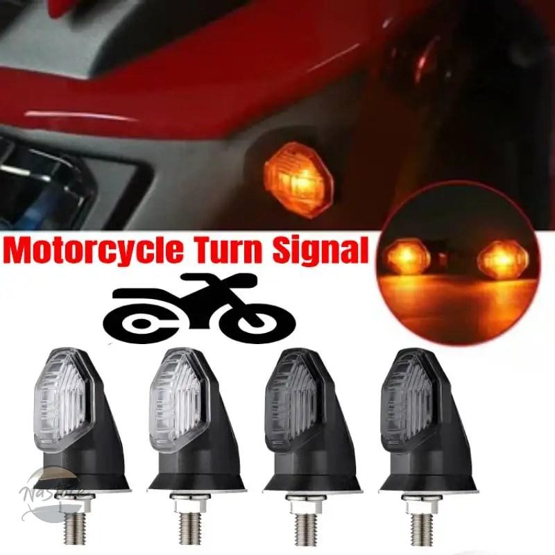 並行輸入品 ミニ バイク ウインカー 8mm led ウィンカー インジケーター ライト 12v カスタムパーツ 部品 アクセサリー_6