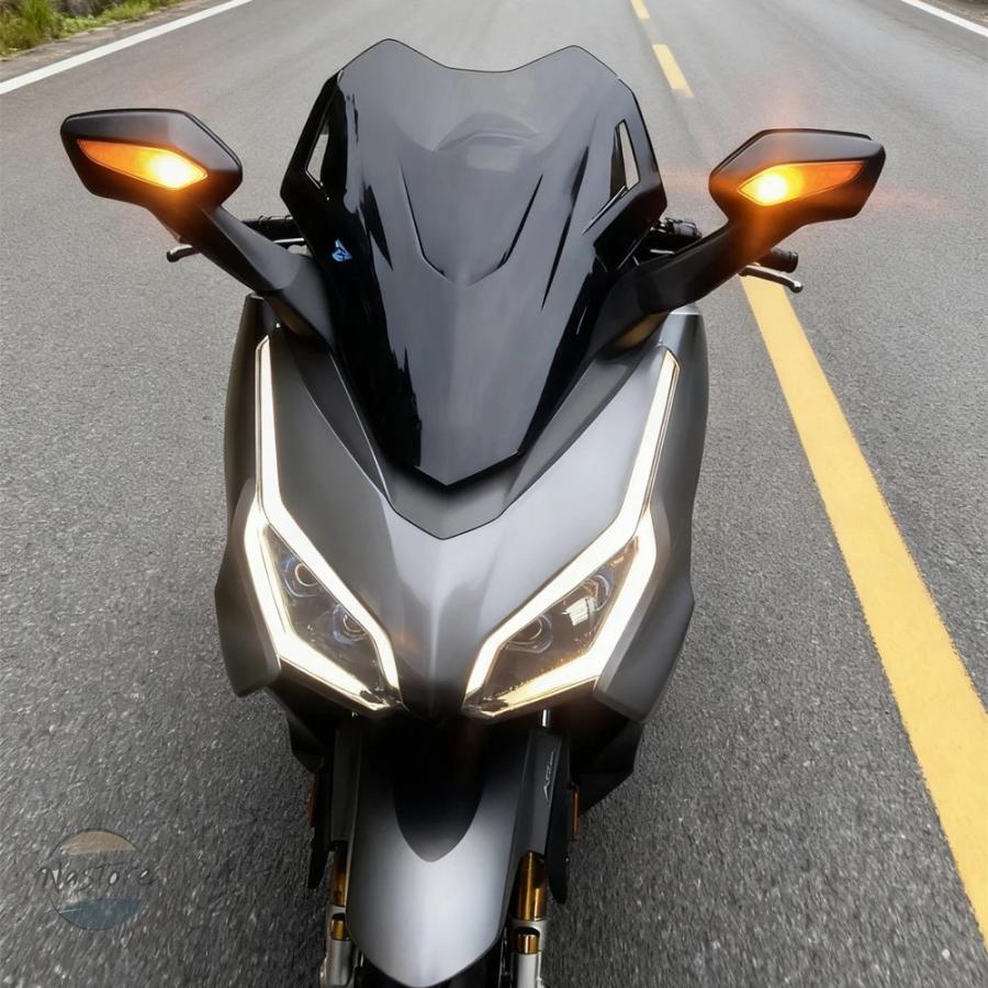 並行輸入品 バイク ミラー forza350 2021 2025 led インジケーター カスタムパーツ 部品 アクセサリー_5