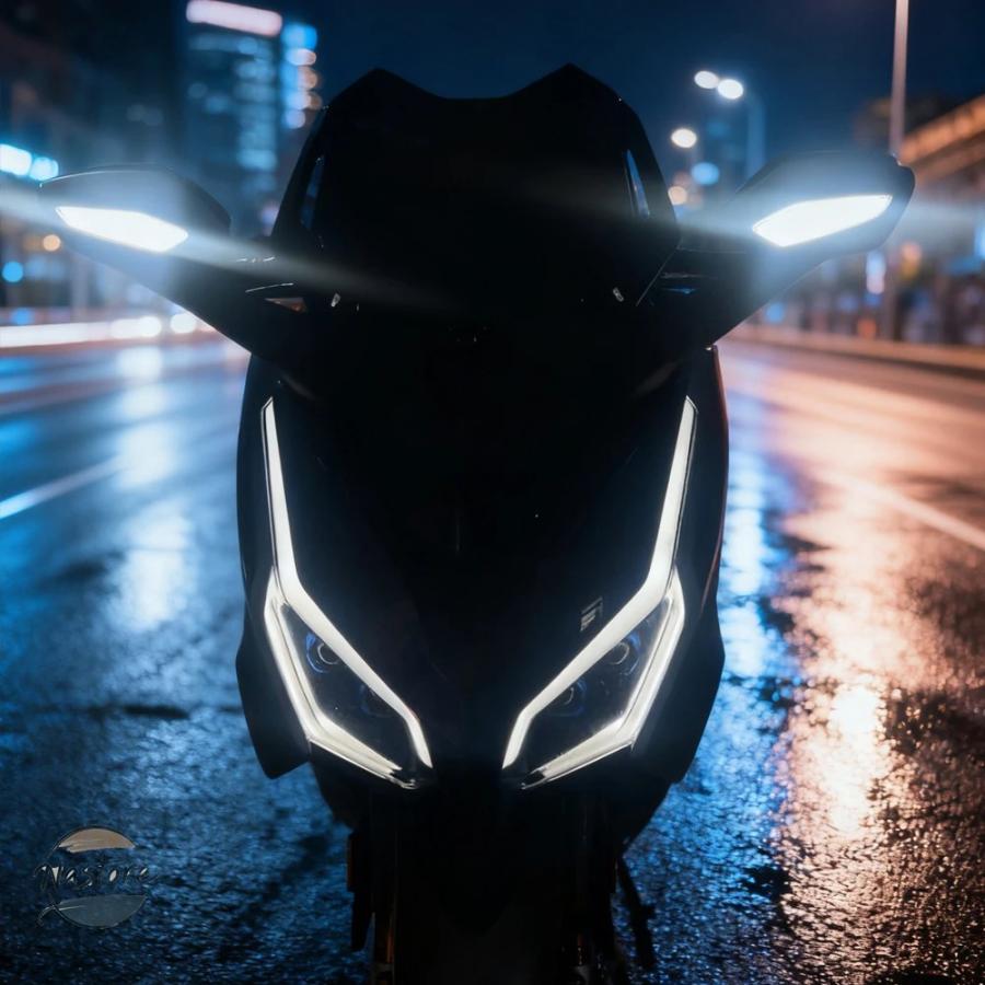 並行輸入品 バイク ミラー forza350 2021 2025 led インジケーター カスタムパーツ 部品 アクセサリー_6