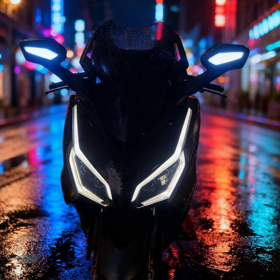 並行輸入品 バイク ミラー forza350 2021 2025 led インジケーター カスタムパーツ 部品 アクセサリー_7