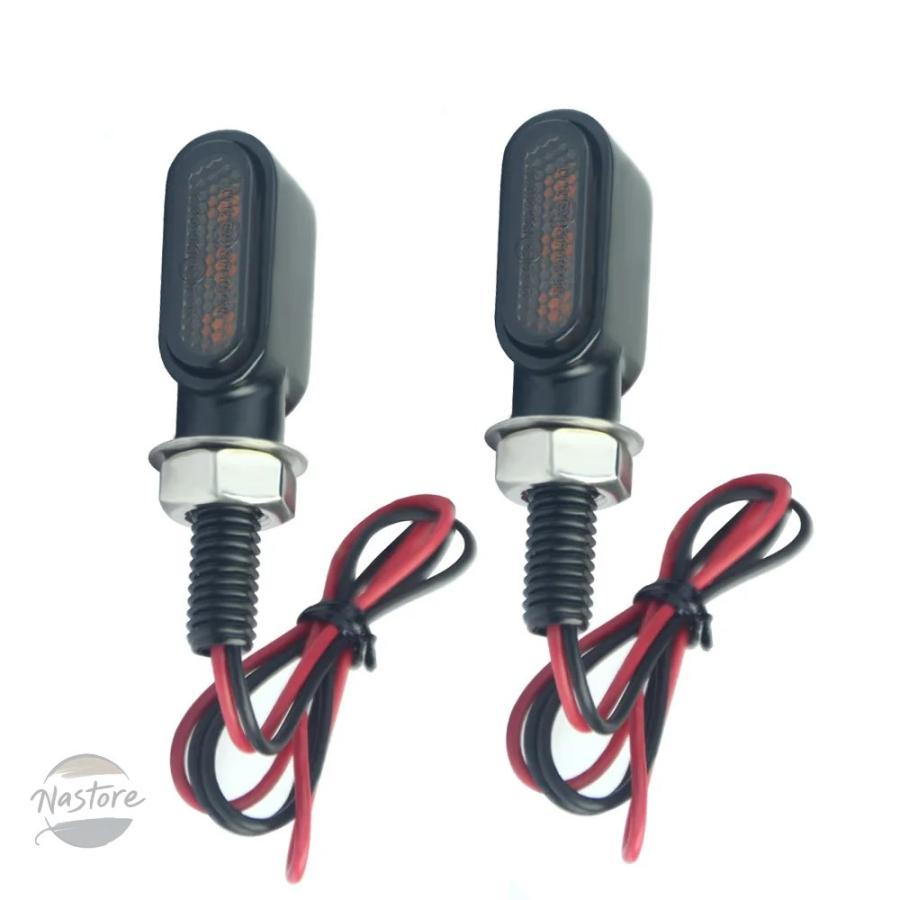 並行輸入品 ヤマハ バイク 8mm led ウィンカーライト アンバー インジケーター ランプ カスタムパーツ 部品 アクセサリー_6