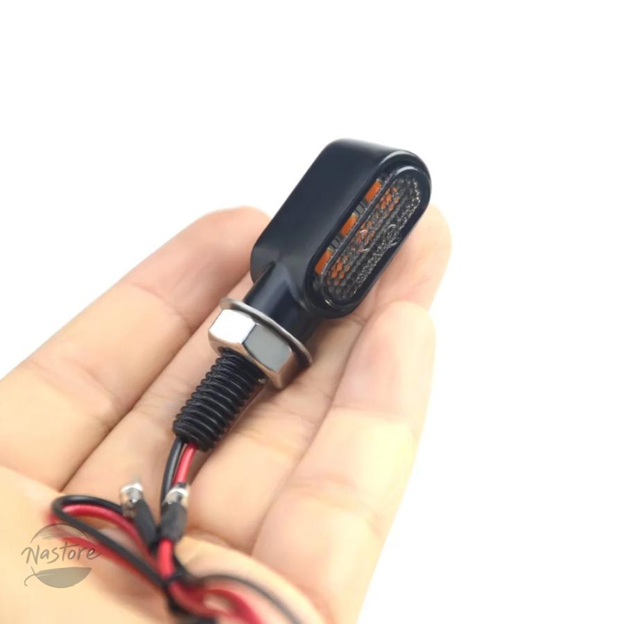 並行輸入品 ヤマハ バイク 8mm led ウィンカーライト アンバー インジケーター ランプ カスタムパーツ 部品 アクセサリー_7