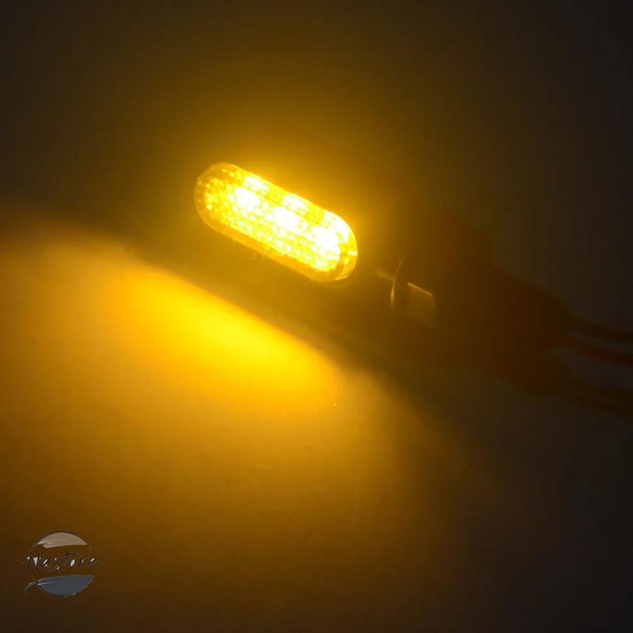 並行輸入品 ヤマハ バイク 8mm led ウィンカーライト アンバー インジケーター ランプ カスタムパーツ 部品 アクセサリー_9