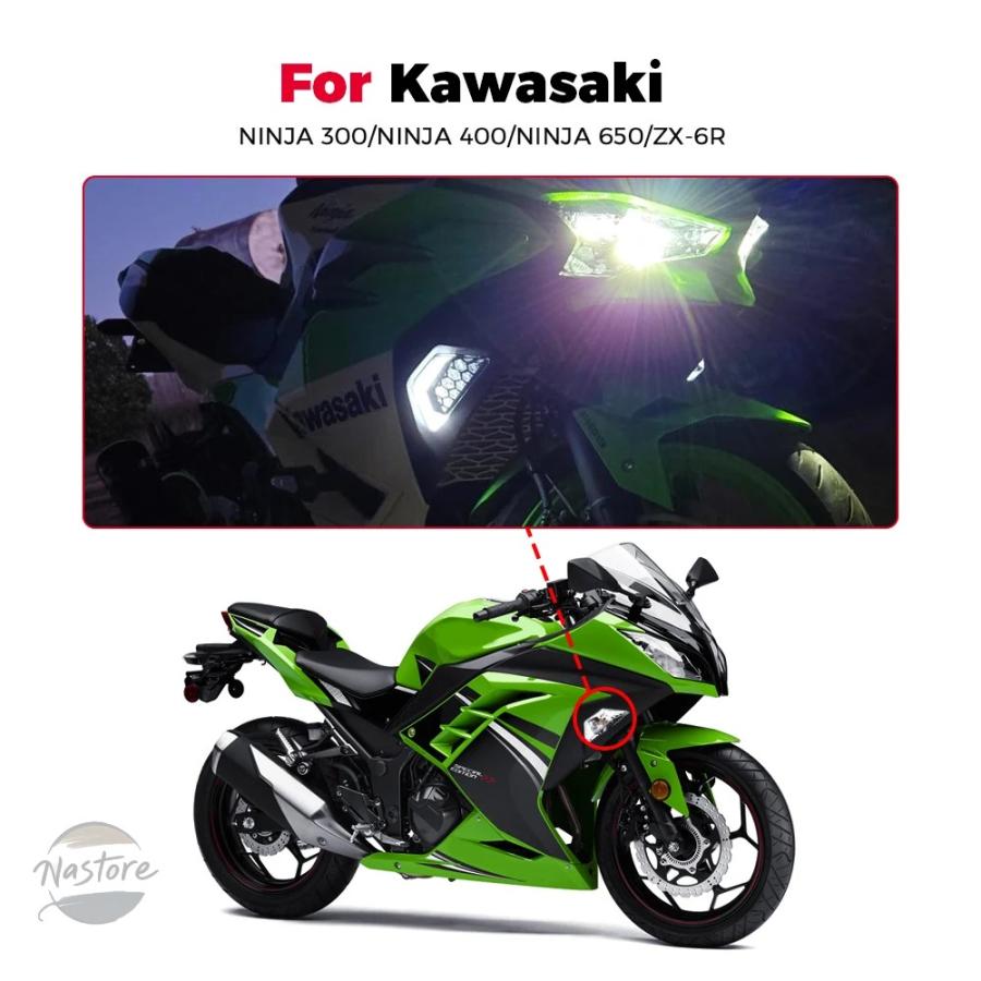 閲覧専用 並行輸入品 ex300 カワサキ ウインカー ledフロントウィンカー