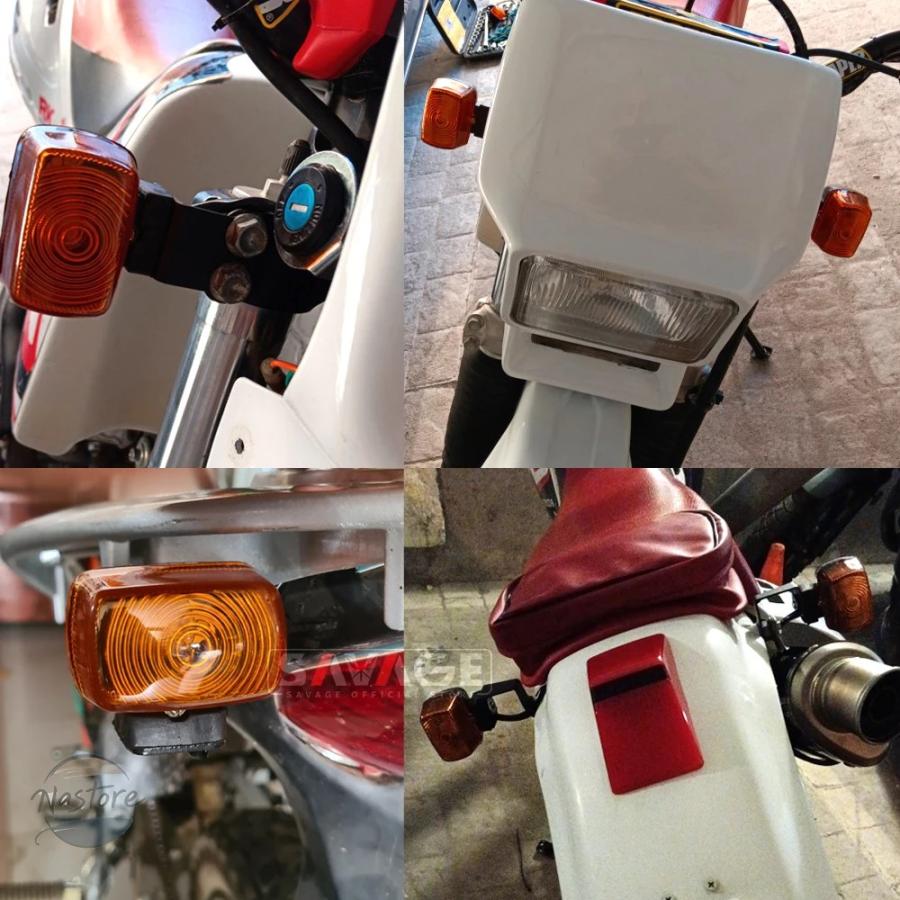 並行輸入品 ホンダ xr600r xr400r xr250r 1996 2000 フロント リア ターン シグナル ライト 点滅 カスタムパーツ 部品 アクセサリー