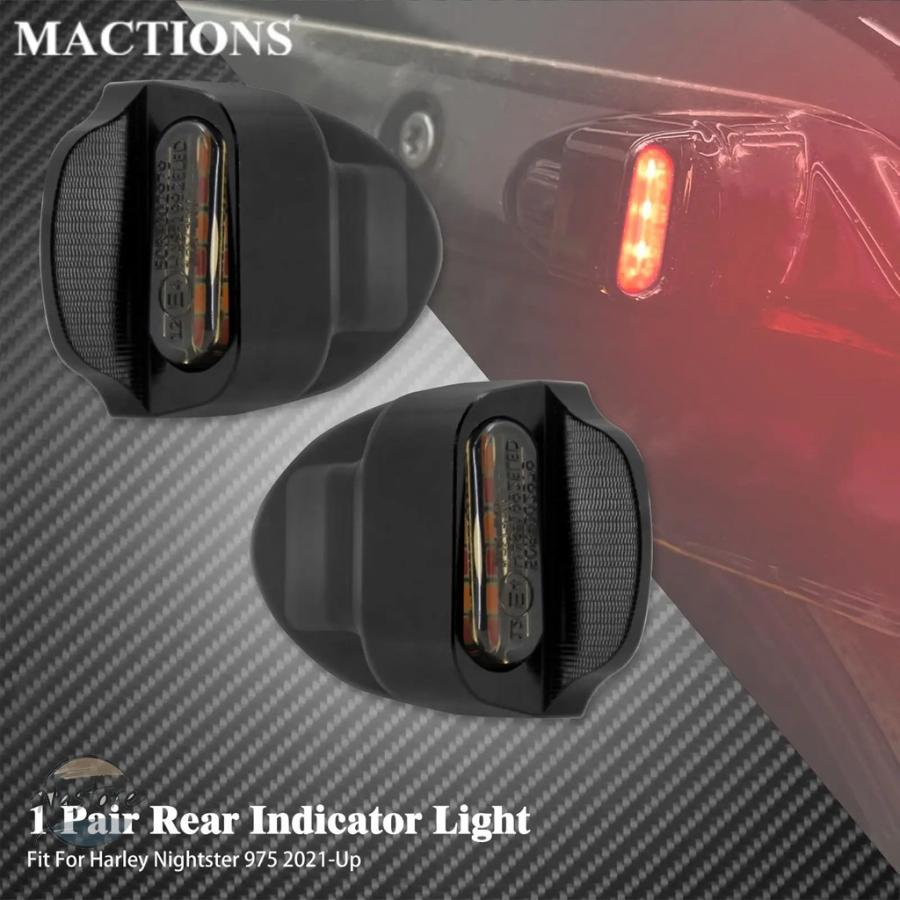 並行輸入品 バイク ブレーキ led インジケーター ライト リアウィンカー カスタムパーツ 部品 アクセサリーの画像