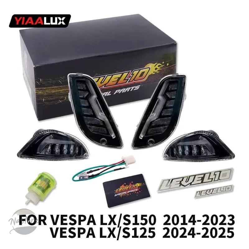 並行輸入品 lx150 ベスパ バイク レベル10 ランプ led フロント＆リア