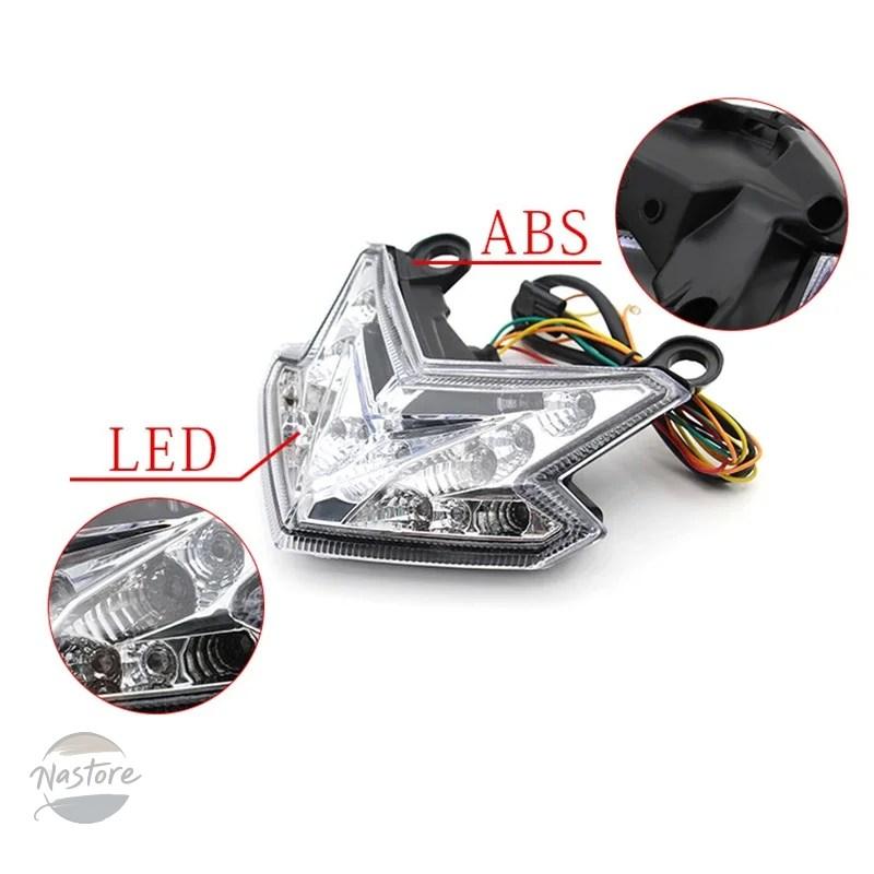 並行輸入品 z800 カワサキ テールライト ブレーキ z124 2013 2014 12v ホワイト レッド カスタムパーツ 部品 アクセサリー_7