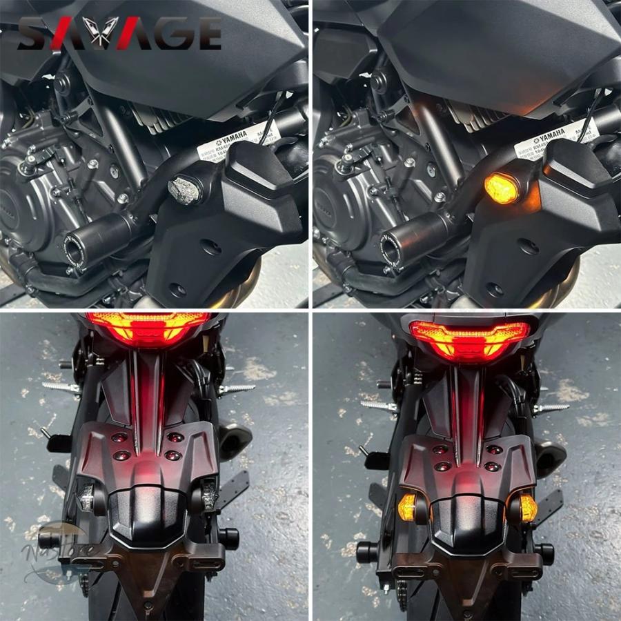 並行輸入品 mt07 ヤマハ 2025 フロントリア ウィンカーブリンカー