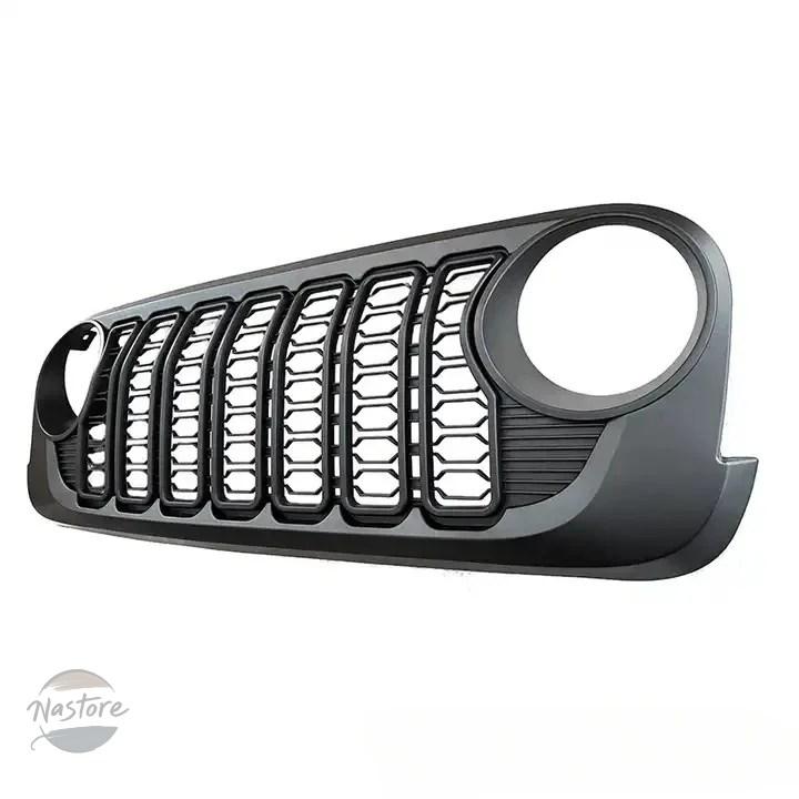 Jeep JK ラングラー　フロントグリルGrille シルバー 純正　付属品 並行輸入品 ジープ j400 グリル ラングラー jk jku 2007 17 lantsun