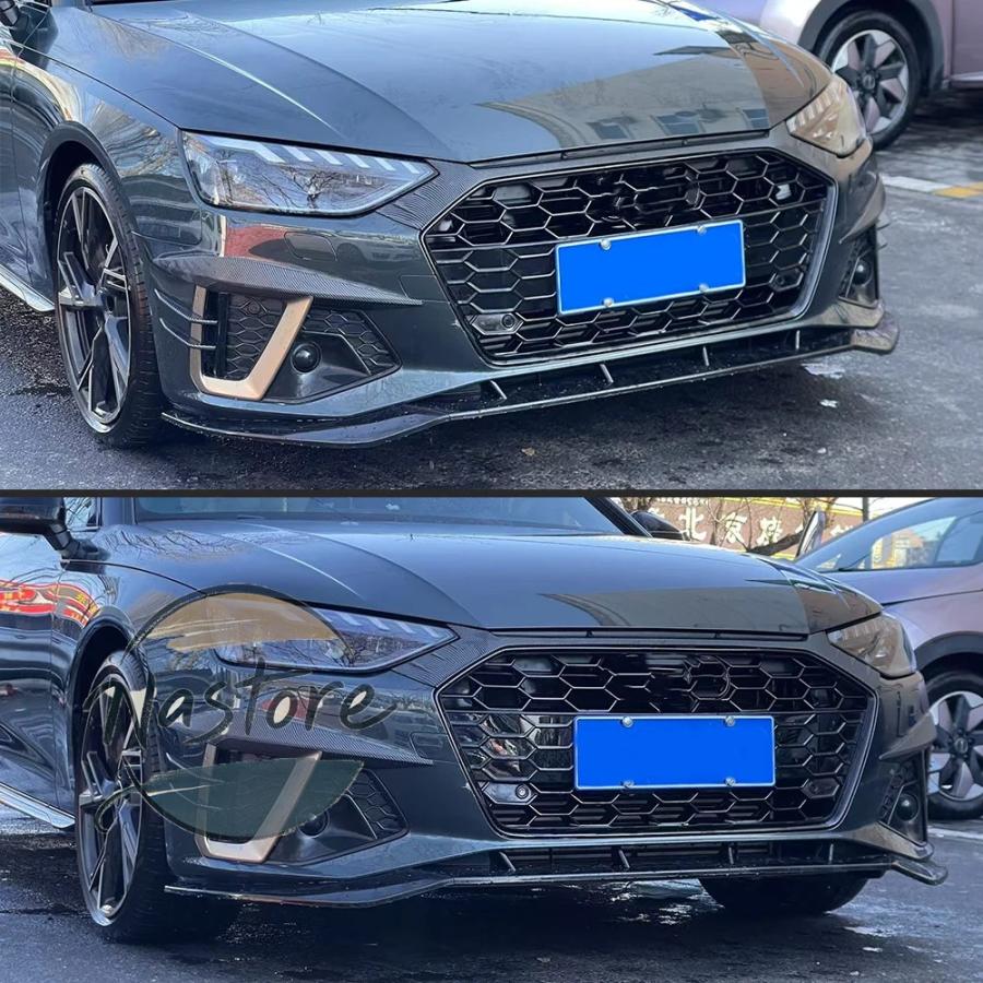 Audi A4/S4/A6/S6 フロントリップスポイラー 並行輸入品 アウディ audi a4 カバー スポイラー リップ フロント