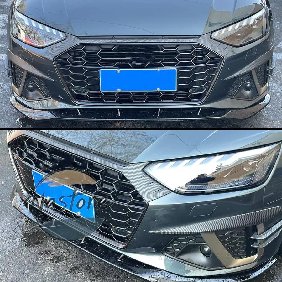 並行輸入品 アウディ audi a4 カバー スポイラー リップ フロント