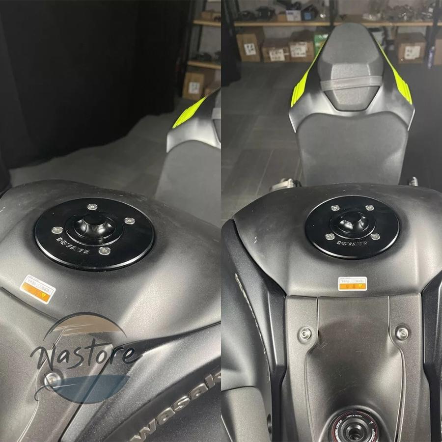 並行輸入品 zx25r カバー 400 650 versysx250 z650 キーレス燃料ガスタンクキャップ カスタムパーツ 部品 アクセサリーの画像