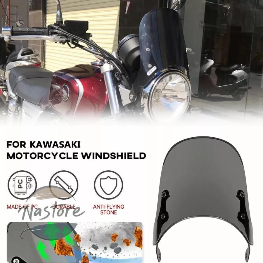 並行輸入品 w800 スクリーン フロント ストリートw400 zr7 zr400 zrx