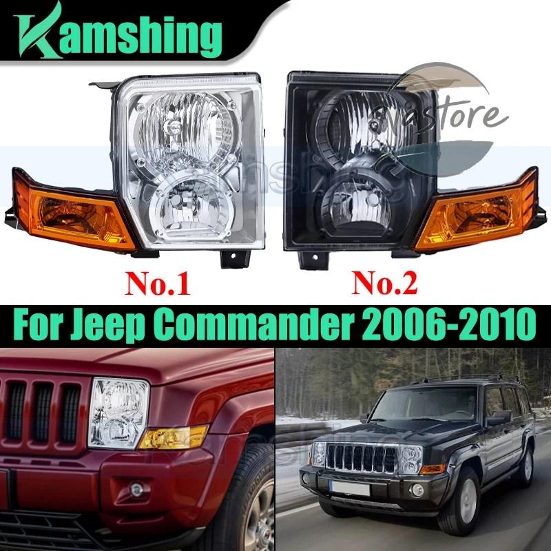 並行輸入品 1ペアハロゲンフロントバンパーヘッドライト、ジープ