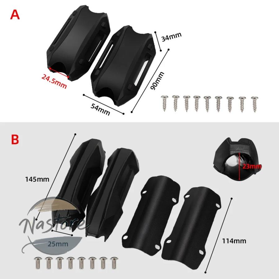 並行輸入品 ホンダ honda バイク ガード エンジン バンパー ブロック クラッシュバー 25mm 1100 2023 2022 2024 カスタムパーツ 部品 アクセサリーの画像