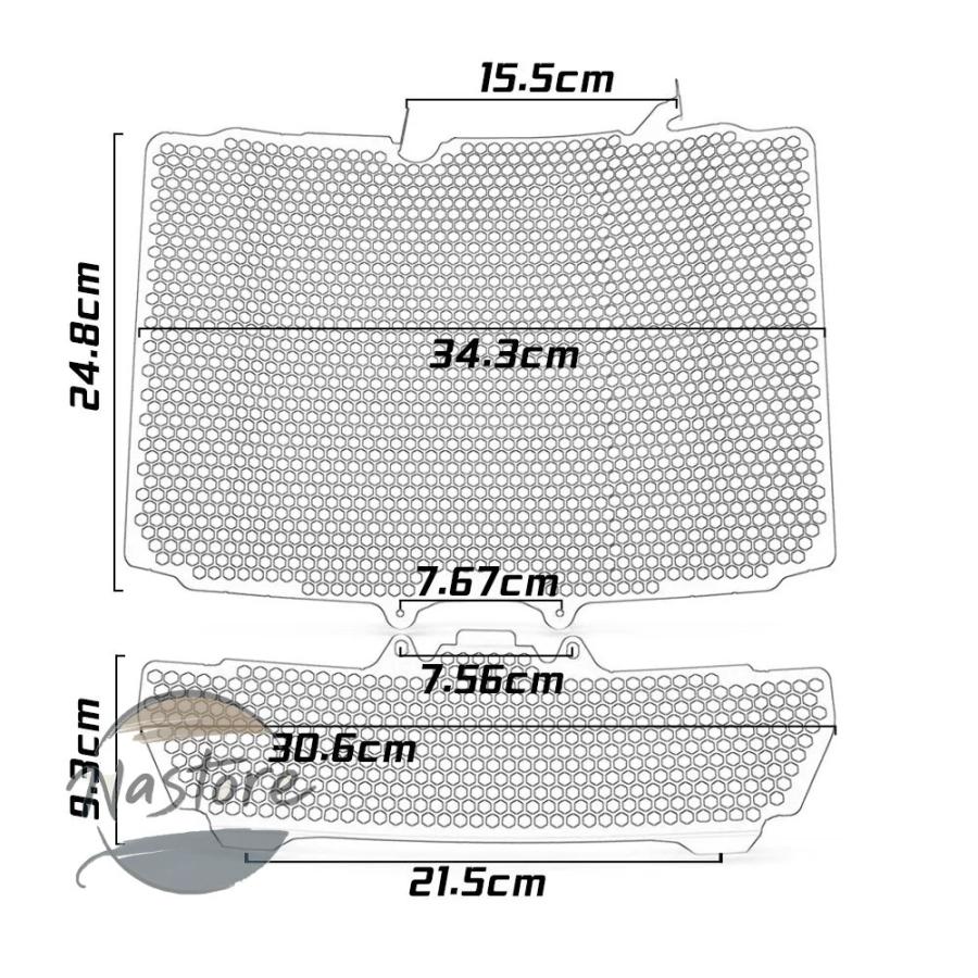 並行輸入品 バイク カバー グリル ラジエーター プロテクター オイルクーラー mv agusta brutale 800 2017-20 2021-23 カスタムパーツ 部品 アクセサリー_11