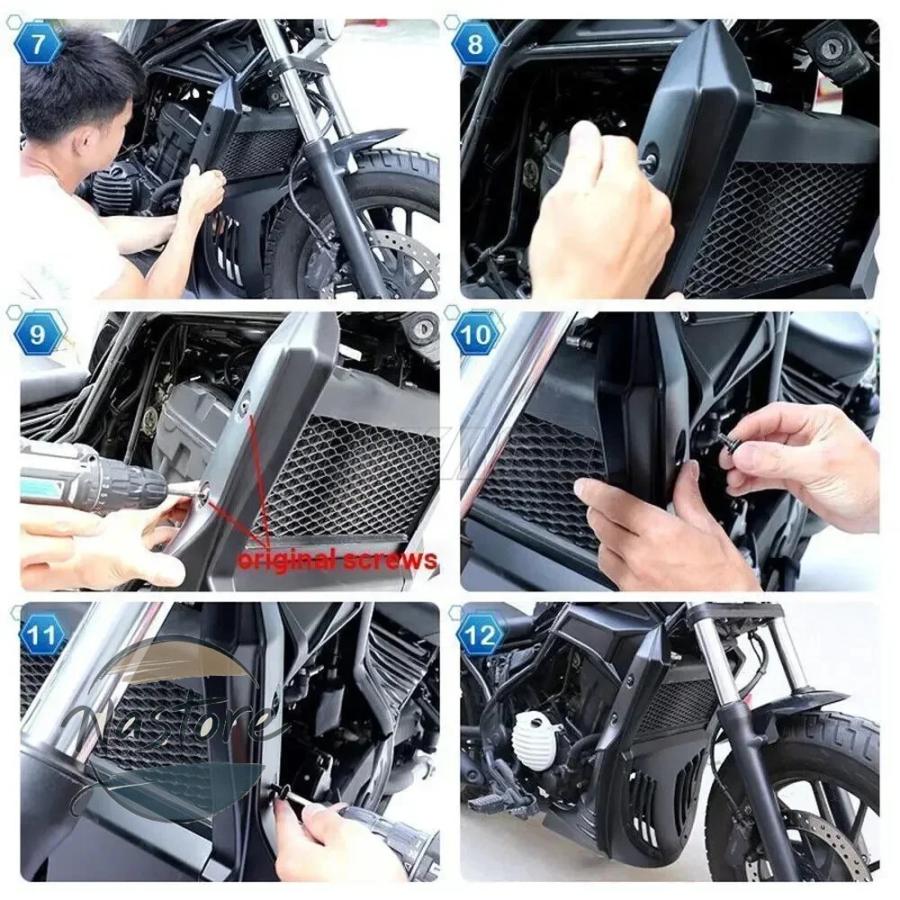 並行輸入品 ホンダ honda バイク カバー エンジン ガード レブル軍 フェアリング サイドアンダープロテクター ベリーパンフレーム cmx 300 500 cmx300 cmx500_4