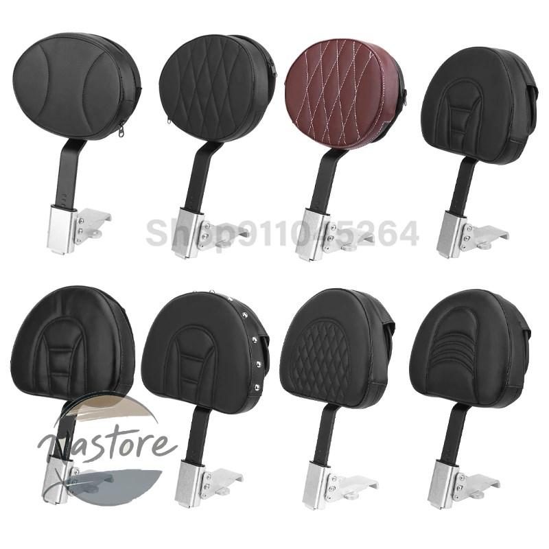 並行輸入品 バイク キット 部品 カスタムパーツ アクセサリー レザーバックレスト ブラックレザー シート アウトドア 2010 2017ロードモデル 10 14_2