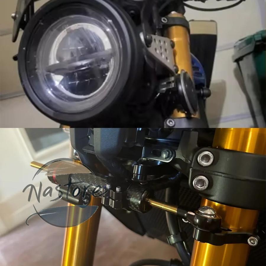 並行輸入品 xsr900 ヤマハ バイク ステアリング キット xsr 900 2022 2023 2024 スタビライザーサポートダンパーブラケットマウント安全 カスタムパーツ 部品の画像