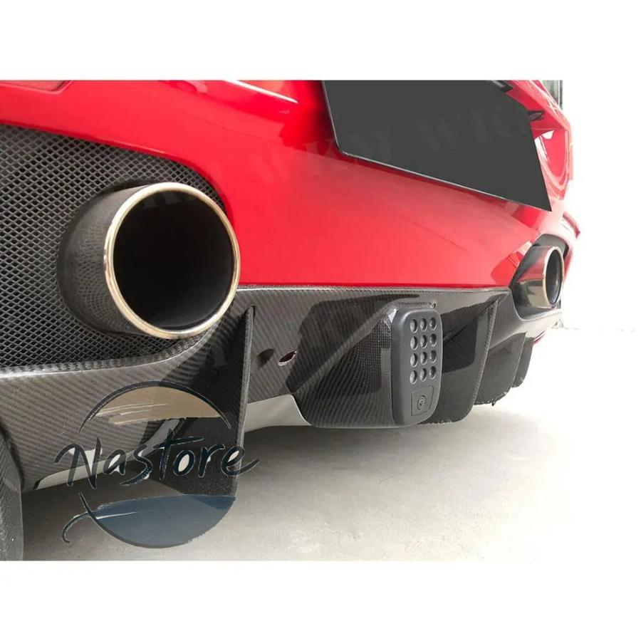並行輸入品 フェラーリ カバー リア カーボン カーバンパー