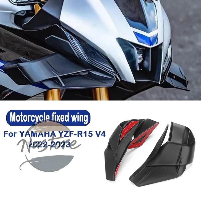 並行輸入品 r15 ヤマハ バイク エアロ 5 yzf v4 2022 2023 1ペア 固定