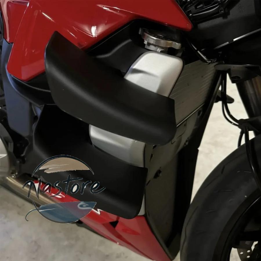 並行輸入品 v2 バイク スポイラー キット ストリートファイター ウィングレット ドゥカティ フェアリング 2022 2023 v4 v4s カスの画像