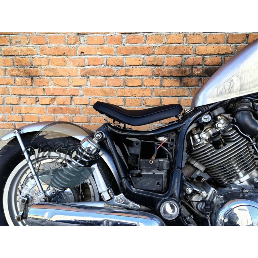 並行輸入品 ヤマハ バイク 運転席ピリオンクッションソロパッド virago750 xv750 1984 1998の画像