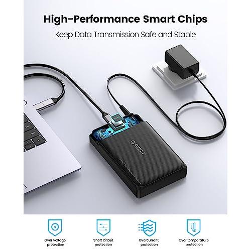 ORICO HDD ケース 3.5インチ USB C ツール不要 SATAハードディスク