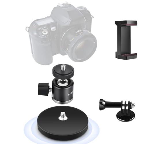 UTEBIT 自由雲台 カメラ磁気スタンド 66MM カメラ 固定 マグネット 雲