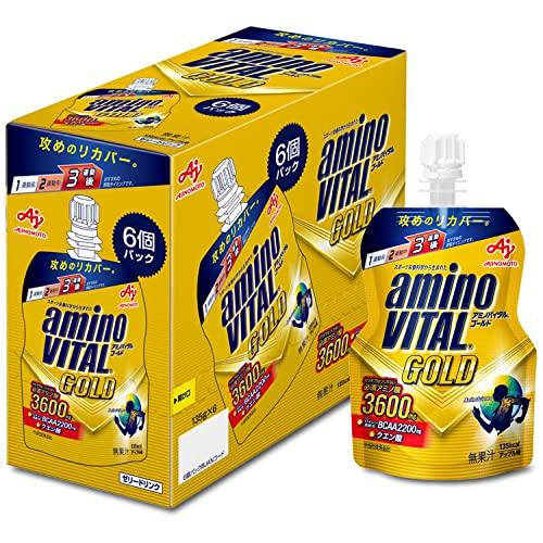 アミノバイタル 味の素 ゼリードリンク GOLD アップル味 135g×6個