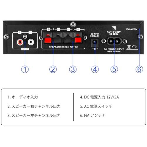 【M2773-59-36】パワーアンプ ステレオ 2.0 チャンネル 2X30W Amazon.co.jp: Snsowed パワーアンプ Hifi ステレオ 2.0 チャンネル
