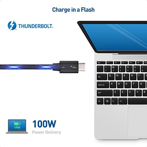 Intel Thunderbolt 認証取得Cable Matters Thunderbolt 4 ケーブル 0.8m 40 Gbps 8K
