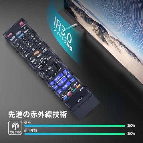 ブルーレイレコーダーリモコン SE-R0467 for TOSHIBA REGZAブルーレイ