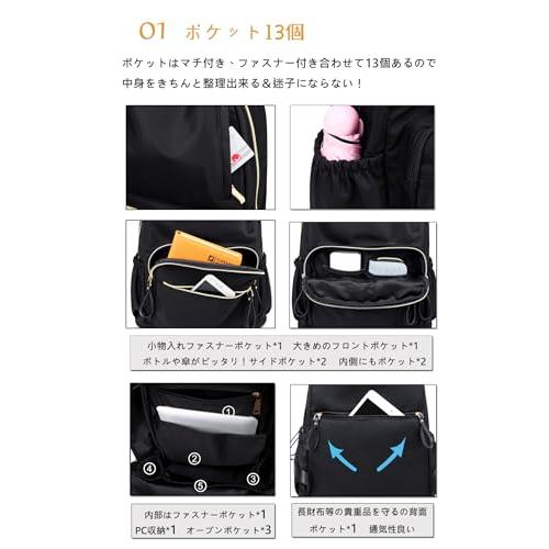 【色: ブラック(本革）】[PAOIXEEL] リュック レディース 本革 A4 Amazon.co.jp: [PAOIXEEL] リュック レディース 薄型 ビジネスリュック